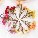 3.5cm Mini Silk Rose Flower Heads Artificial Flowers Bouquet Wedding Home Decor