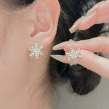 SOMILIA S925 Silver 18K Stud Earrings Tassel Ear Line C K