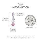 925 Silver Japanese Doll Kimono Dangle Charm Beads for Bracelet Necklace