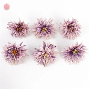 10Pcs Artificial Chrysanthemum Heads DIY Flower Wreath Bride Wedding Decor