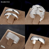 925 Silver Rings Women Men Size 6 7 8 9 10