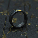 Vintage Fire Flame Ring Men's Jewelry 925 Silver Open Ring