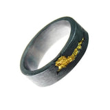 Vintage Fire Flame Ring Men's Jewelry 925 Silver Open Ring
