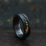 Vintage Fire Flame Ring Men's Jewelry 925 Silver Open Ring