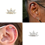 Flowers Earrings Silver 925 Earring For Women Stud Earrings