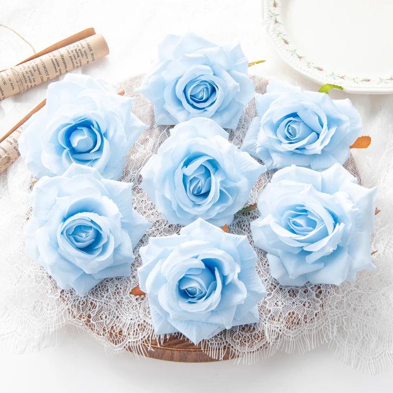 Silk Rose Artificial Flowers Wedding Home Decor Bride Accessories