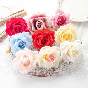 Silk Rose Artificial Flowers Wedding Home Decor Bride Accessories