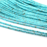 Natural Stone Turquoises Beads for Jewelry Making 2mm 3mm