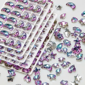 Austria Crystal Pendant Glass Charms Beads DIY Jewelry