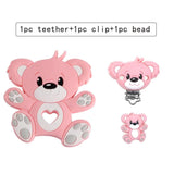 Kovict Elephant Silicone Beads for Jewelry Making DIY Baby Toys