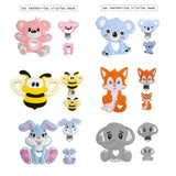 Kovict Elephant Silicone Beads for Jewelry Making DIY Baby Toys