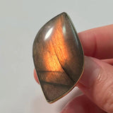 Adjustable Labradorite Stone Finger Ring