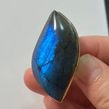 Adjustable Labradorite Stone Finger Ring