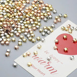 100-400pcs 6mm Star Shape CCB Beads Silver Spacer for DIY Jewelry