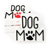 10pcs Dog Mom Silicone Teether Beads Chewing Teeth DIY Jewelry Accessories
