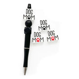 10pcs Dog Mom Silicone Teether Beads Chewing Teeth DIY Jewelry Accessories