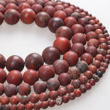 Natural Matte Stone Beads Round Loose Beads 4 6 8 10 12m