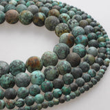Natural Matte Stone Beads Round Loose Beads 4 6 8 10 12m