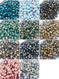 200pcs 50 Different-Colors Round Spacer Beads Ceramic Porcelain 6MM DIY Jewelry