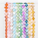10MM Cross Shape Shell Beads for Jewelry Making