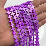 10MM Cross Shape Shell Beads for Jewelry Making
