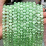 Dyed Selenite Stone Beads 8mm Round Gypsum Loose Spacer Bead Jewelry Making