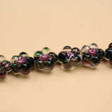 Pink Mix Flower Lampwork Glass Beads for Jewelry Making