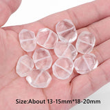 Faceted Square Stone Pendant Beads for Jewelry Making