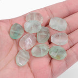 Faceted Square Stone Pendant Beads for Jewelry Making
