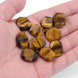Faceted Square Stone Pendant Beads for Jewelry Making
