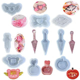 3D Love Wings Quicksand Mold Pendant Silicone Mold DIY Resin Casting Mold
