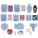 3D Love Wings Quicksand Mold Pendant Silicone Mold DIY Resin Casting Mold