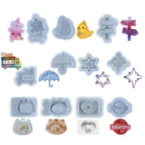 3D Love Wings Quicksand Mold Pendant Silicone Mold DIY Resin Casting Mold