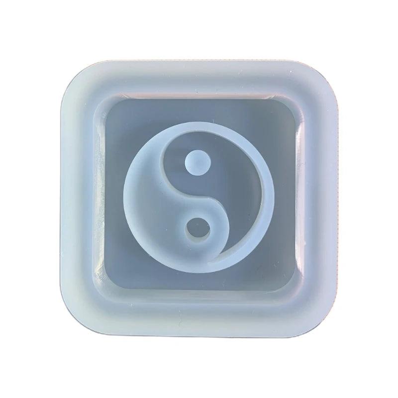 Tai-chi Jade Pendant Silicone Resin Mold