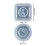 Tai-chi Jade Pendant Silicone Resin Mold
