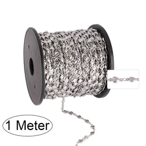 Stainless Steel Chain Necklace Bulk Heart Jewelry Chains DIY Anklet Materials
