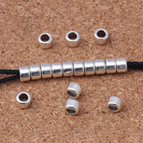50pcs/lot Zinc Alloy Spacer Beads 6mm Silver/Gold DIY Jewelry Accessories