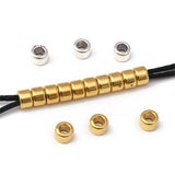 50pcs/lot Zinc Alloy Spacer Beads 6mm Silver/Gold DIY Jewelry Accessories