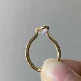 Oval Cut Crystal CZ Engagement Ring for Women Wedding Jewelry Gift