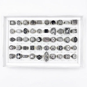 Mixed Antique Silvery Golden Alloy Charm Jewelry Ring Accessories Gift