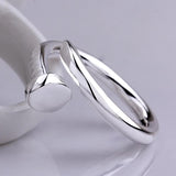 925 Silver Nail Rings Wedding Party Jewelry Accessories