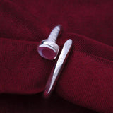 925 Silver Nail Rings Wedding Party Jewelry Accessories