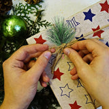 24pcs Artificial Green Pine Branches for DIY Garland Wreath Christmas Xmas