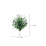 24pcs Artificial Green Pine Branches for DIY Garland Wreath Christmas Xmas