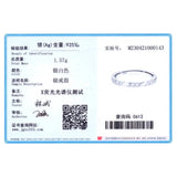925 Silver CZ Stackable Ring Hypoallergenic Wedding Jewelry