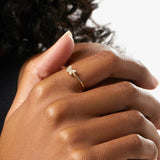 S925 Sterling Silver Butterfly Zircon Ring for Ladies Party Gift