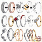 Timeless Ring with Adiant Heart Pav