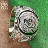 925 Silver Birthday Gift Zircon Rings For Women Man