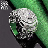 925 Silver Birthday Gift Zircon Rings For Women Man