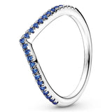 925 Silver Timeless Wish Sparkling Ring Wedding Party Europe Jewelry